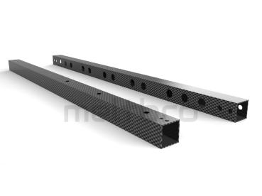 BLV CF-tube Carbonfaser X Achse 2020 Profil linear guide für hohe Geschwindigkeiten 460mm